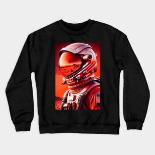 Mars Astronaut T Shirt Crewneck Sweatshirt